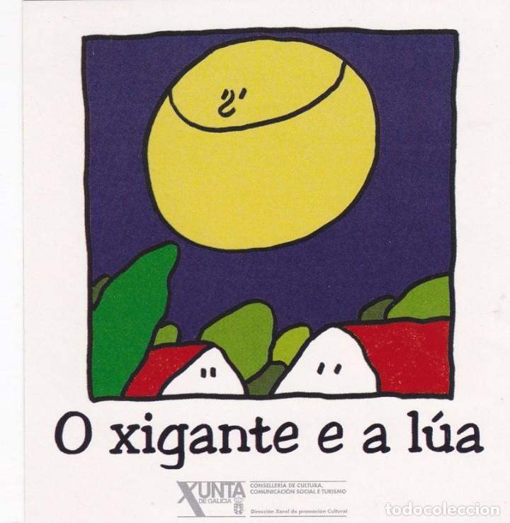 Pegatinas de colecci&oacute;n: PEGATINA XUNTA DE GALICIA. O XIGANTE E A LUA. CONSELLERIA DE CULTURA, COMUNICACION SOCIAL E TURISMO