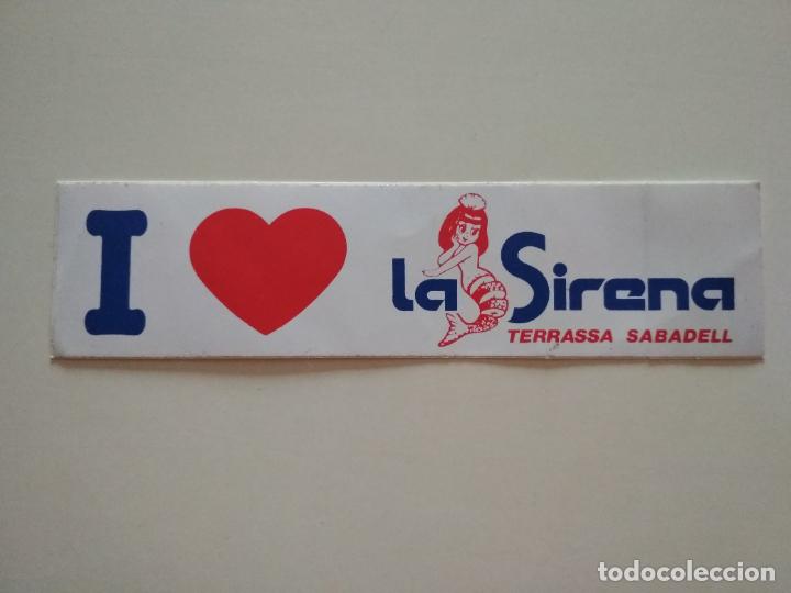 Collection stickers: PEGATINA ADHESIVO CONGELADOS LA SIRENA I LOVE
