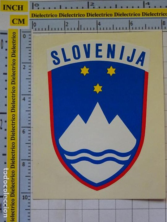 Pegatinas de colecci&oacute;n: PEGATINA DE TURISMO HER&Aacute;LDICA. ESLOVENIA ESCUDO HER&Aacute;LDICO. 110