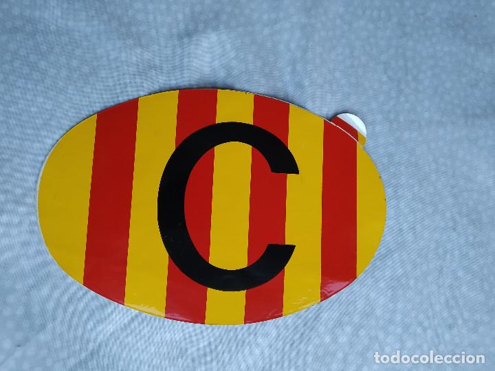 Pegatinas de colecci&oacute;n: PEGATINA POLITICA. BANDERA CATALANA SOBRE SENYERA. VER FOTO
