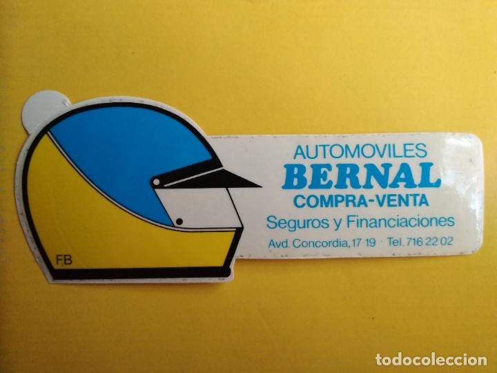 Collection stickers: PEGATINA ADHESIVO MARCA AUTOMOVILES BERNAL CASCO MOTOR