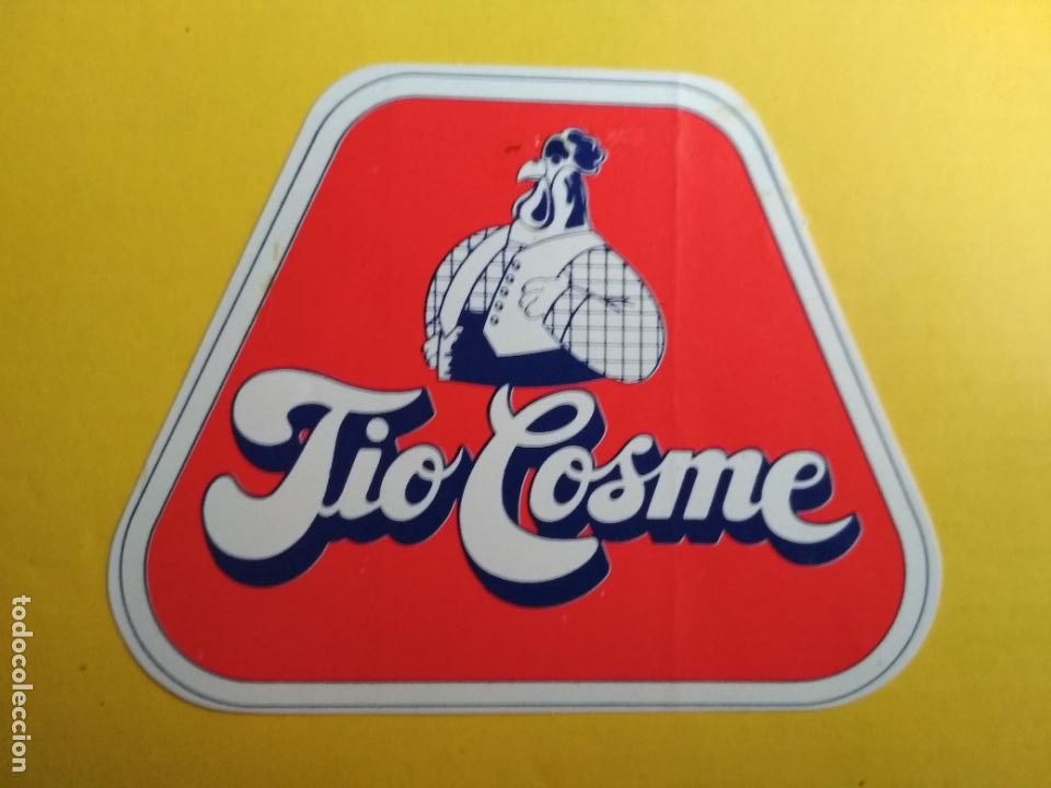 Pegatinas de colecci&oacute;n: PEGATINA ADHESIVO TIO COSME