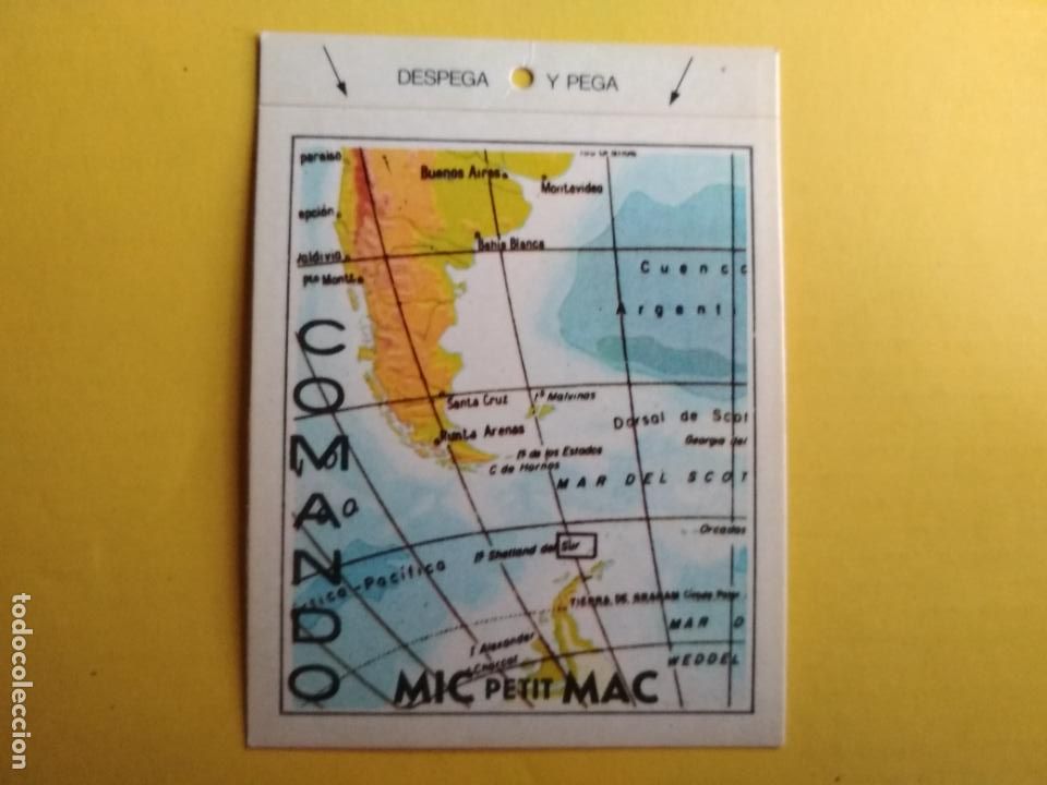 Pegatinas de colecci&oacute;n: PEGATINA ADHESIVO MIC PETIT MAC COMANDO MAPA SUR AM&Eacute;RICA