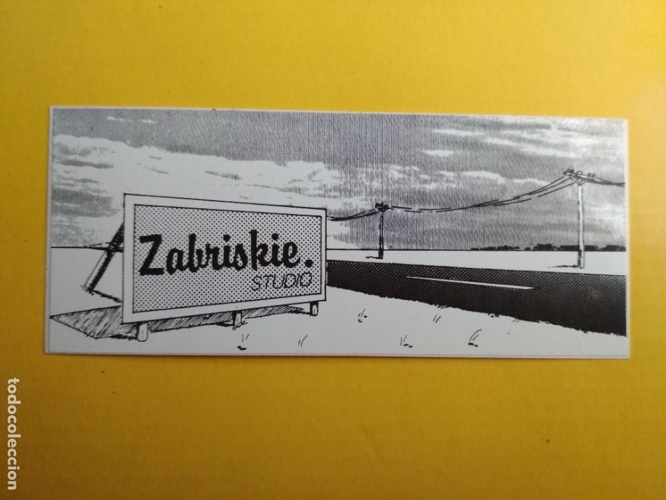 Pegatinas de colecci&oacute;n: PEGATINA ADHESIVO ZABRISKIE STUDIO