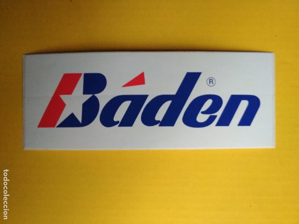 Pegatinas de colecci&oacute;n: PEGATINA ADHESIVO MARCA B&Aacute;DEN (R)