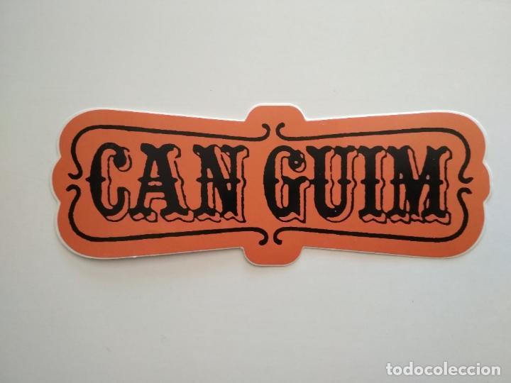 Pegatinas de colecci&oacute;n: PEGATINA ADHESIVO CAN GUIM