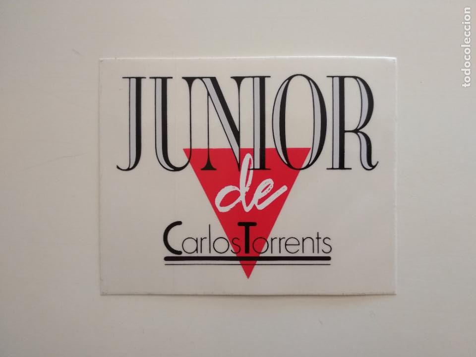 Pegatinas de colecci&oacute;n: PEGATINA ADHESIVO MARCA JUNIOR DE CARLOS TORRENTS