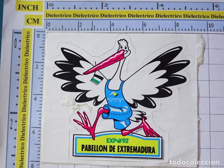 Pegatinas de colecci&oacute;n: PEGATINA DE TURISMO. EXPO 92 1992 SEVILLA. PABELL&Oacute;N EXTREMADURA. 5