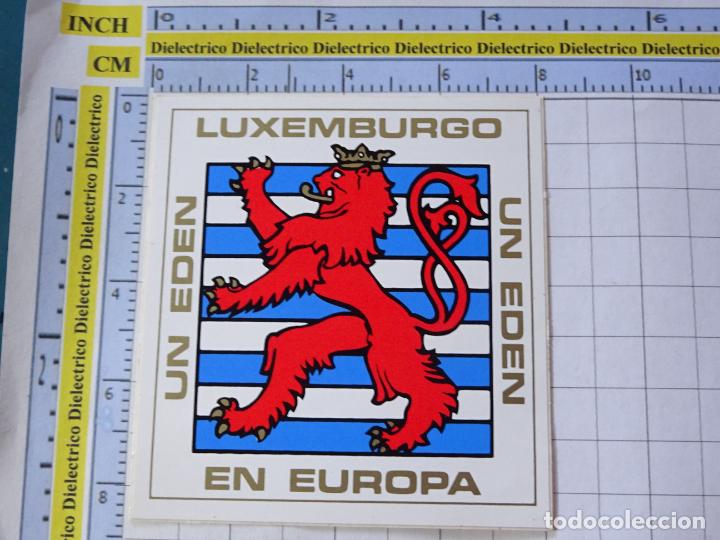 Pegatinas de colecci&oacute;n: PEGATINA DE TURISMO. &Aacute;MBITO EXPO 92 1992 SEVILLA. LUXEMBURGO. 15