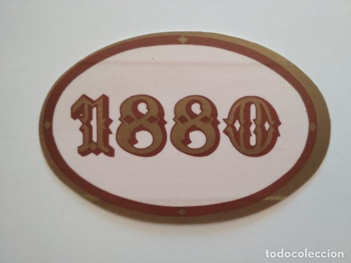 Pegatinas de colecci&oacute;n: PEGATINA ADHESIVO MARCA 1880