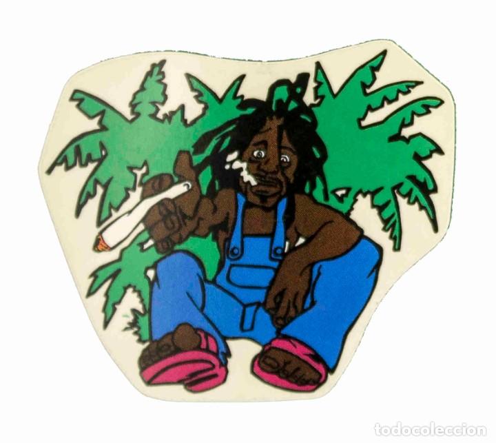 Pegatinas de colecci&oacute;n: Pegatina Stickers rastafari de los a&ntilde;os 80