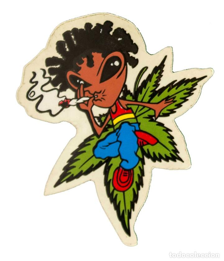 Pegatinas de colecci&oacute;n: Pegatina Stickers rastafari de los a&ntilde;os 80