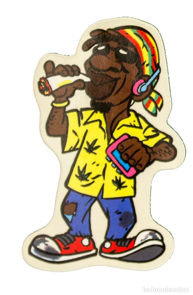 Pegatinas de colecci&oacute;n: Pegatina Stickers rastafari de los a&ntilde;os 80