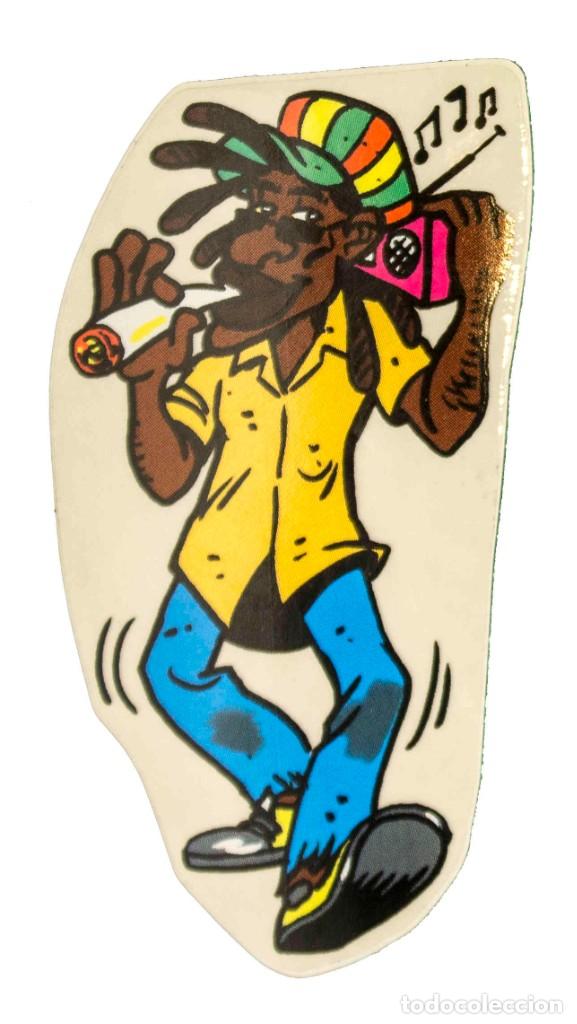 Pegatinas de colecci&oacute;n: Pegatina Stickers rastafari de los a&ntilde;os 80