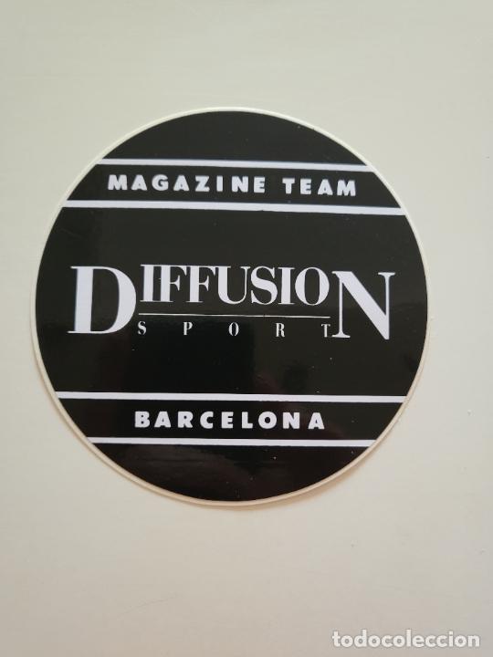 Pegatinas de colecci&oacute;n: PEGATINA ADHESIVO MAGAZINE TEAM DIFFUSION SPORT BARCELONA