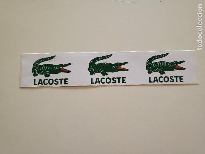 Autocollants de collection: PEGATINA ADHESIVO MARCA LACOSTE 3 LOGOS
