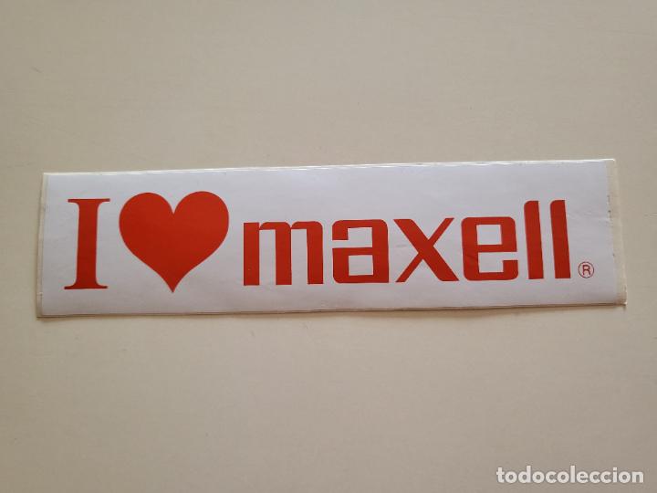 Autocollants de collection: PEGATINA ADHESIVO MARCA AUDIO VIDEO MAXELL