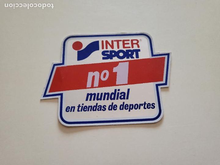 Autocollants de collection: PEGATINA ADHESIVO TIENDA DE DEPORTES INTERSPORT ESPORTS N&ordm; 1