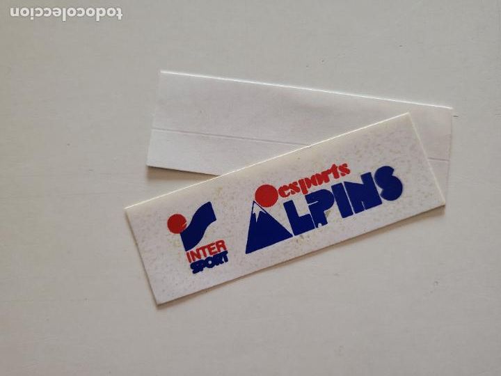 Autocollants de collection: PEGATINA ADHESIVO TIENDA DE DEPORTES INTERSPORT ESPORTS ALPINS