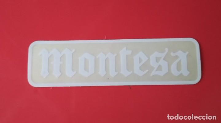 Pegatinas de colecci&oacute;n: MONTESA. ADHESIVO PARA VIDRIO ORIGINAL A&Ntilde;OS 70. EXCELENTE ESTADO