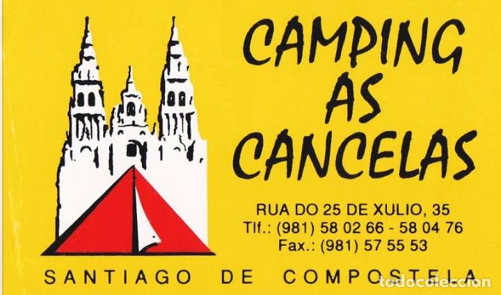 Collection stickers: PEGATINA CAMPING AS CANCELAS (SANTIAGO DE COMPOSTELA. A CORU&Ntilde;A)