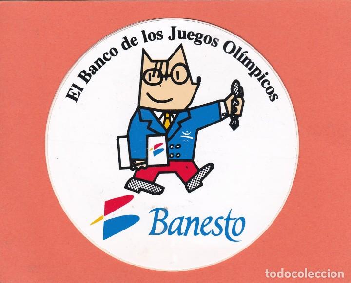 Pegatinas de colecci&oacute;n: PEGATINA BANESTO. EL BANCO DE LOS JUEGOS OLIMPICOS