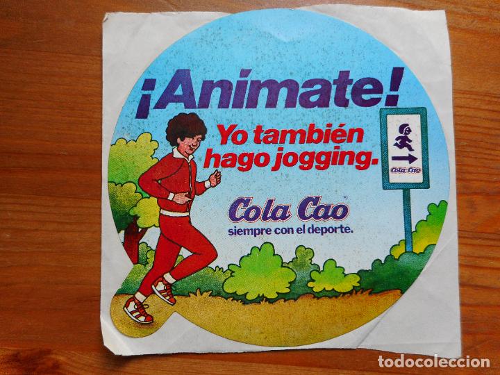 Pegatinas de colecci&oacute;n: ANTIGUA PEGATINA.COLA CAO.ANIMATE YO TAMBIEN JOGGING.
