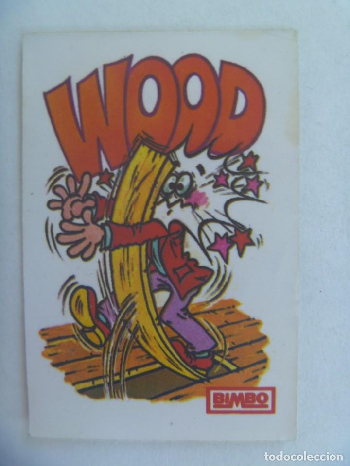 Pegatinas de colecci&oacute;n: PEGATINA DE BIMBO , COLECCION &iexcl; APRENDE INGLES CON BIMBO ! : N&ordm; 1 , WOOD