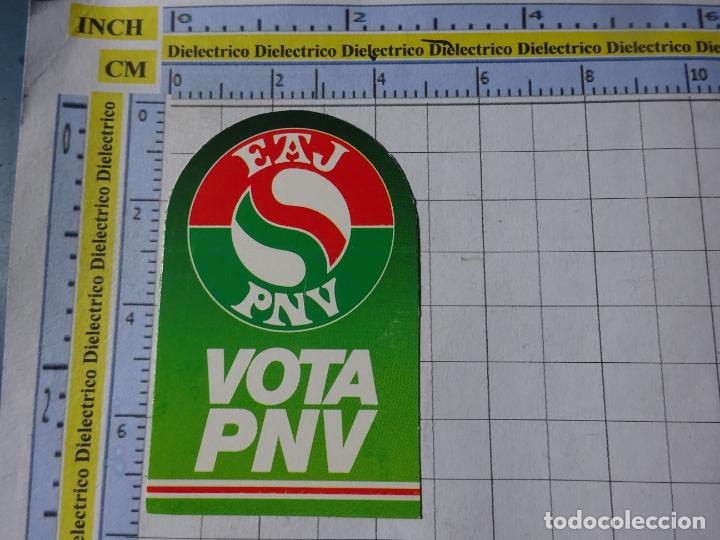 Autocolantes de cole&ccedil;&atilde;o: PEGATINA POL&Iacute;TICO SINDICAL REIVINDICATIVO. EAJ PNV VOTA. 41
