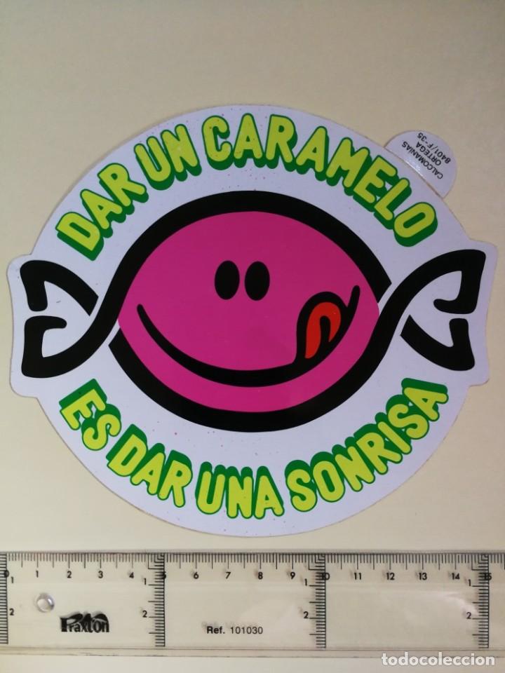 Pegatinas de colecci&oacute;n: PEGATINA DAR UN CARAMELO ES DAR UNA SONRISA