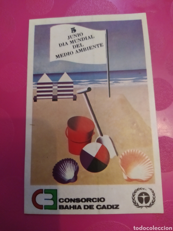 Sammlung von Aufklebern: 5 JUNIO DIA MUNDIAL DEL MEDIO AMBIENTE. CONSORCIO BAHIA DE CADIZ