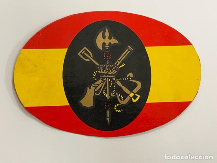 Pegatinas de colecci&oacute;n: PEGATINA ADHESIVO. Legi&oacute;n Espa&ntilde;ola.. pegado sobre cart&oacute;n..