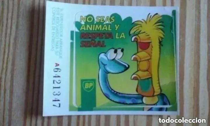 Pegatinas de colecci&oacute;n: pegatina - gasolineras BP - 1995