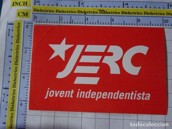 Autocolantes de cole&ccedil;&atilde;o: PEGATINA POL&Iacute;TICO SINDICAL REIVINDICATIVO. CATALU&Ntilde;A. JERC JOVENT INDEPENDENTISTA. 101