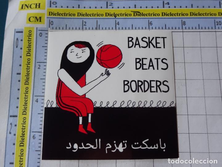 Sammlung von Aufklebern: PEGATINA POL&Iacute;TICO SINDICAL REIVINDICATIVO. ISLAMISMO EL BALONCESTO ROMPE FRONTERAS MUJER NI&Ntilde;A. 108