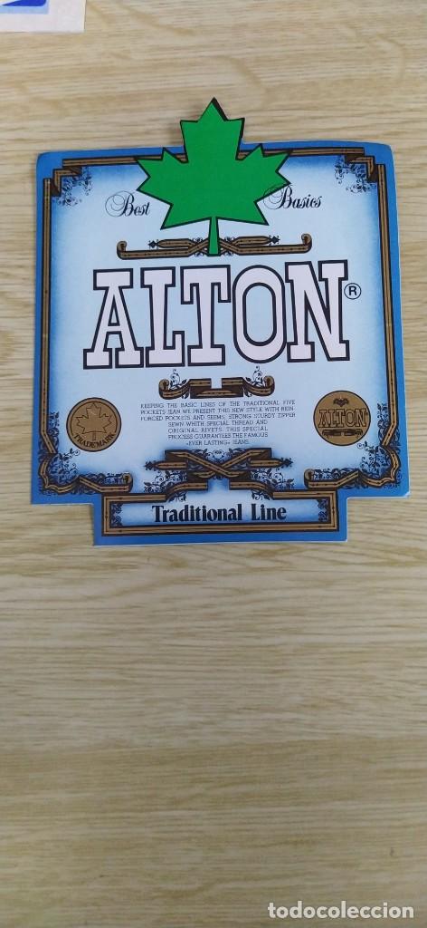 Pegatinas de colecci&oacute;n: PEGATINA ADHESIVO PANTALONES ALTON