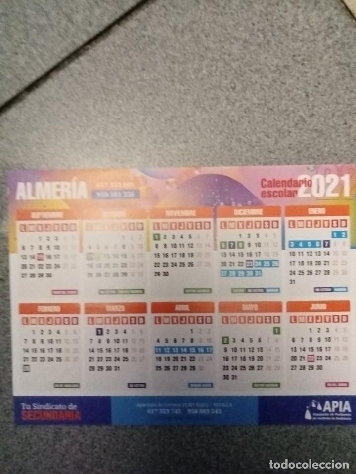 Pegatinas de colecci&oacute;n: Pegatina calendario escolar. Sindicato Apia. 2021-22