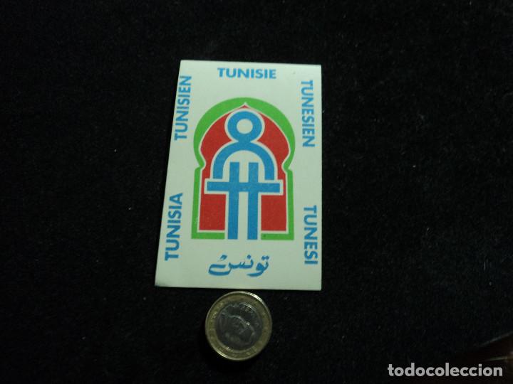 Pegatinas de colecci&oacute;n: antigua pegatina de tunisie