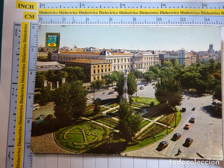 Autocolantes de cole&ccedil;&atilde;o: POSTAL DE MADRID. A&Ntilde;O 1964. MONUMENTO A CRISTOBAL COL&Oacute;N. 115 ESCUDO ORO. 2702