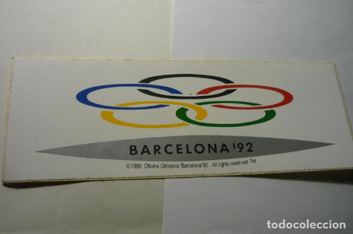 Pegatinas de colecci&oacute;n: pegatina olimpiadas barcelona 92