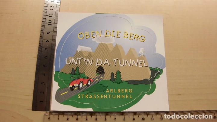 Autocolantes de cole&ccedil;&atilde;o: Pegatina tunel Suiza