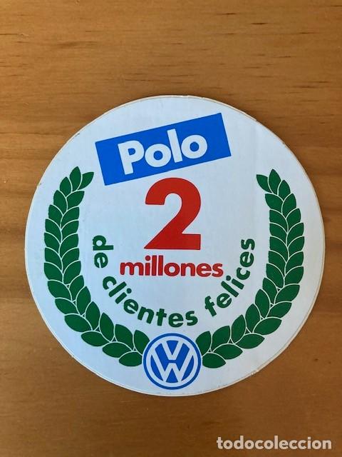 Pegatinas de colecci&oacute;n: PEGATINA POLO 2 MILLONES DE CLIENTES FELICES