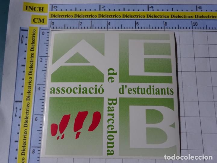 Autocolantes de cole&ccedil;&atilde;o: PEGATINA POL&Iacute;TICO SINDICAL REIVINDICATIVO. AEB ASOCIACI&Oacute;N ESTUDIANTES DE BARCELONA. 15