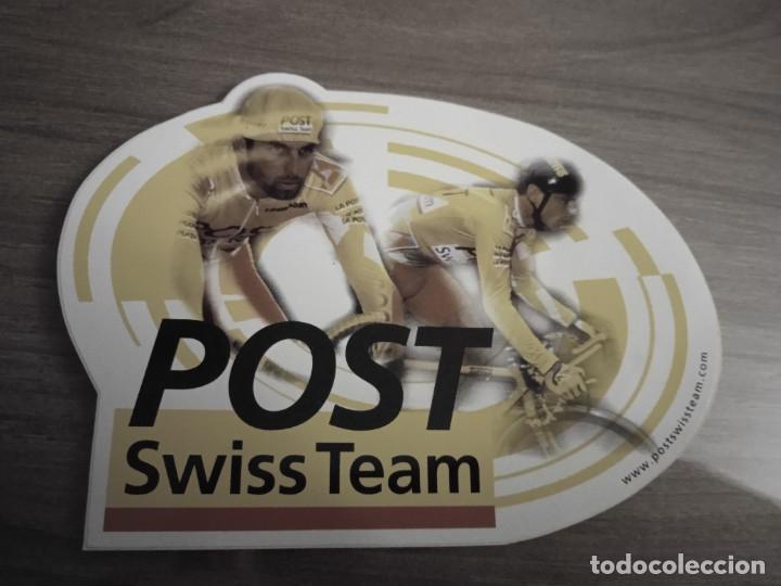 Pegatinas de colecci&oacute;n: Pegatina del equipo ciclista Post Swiss Team. Ciclismo