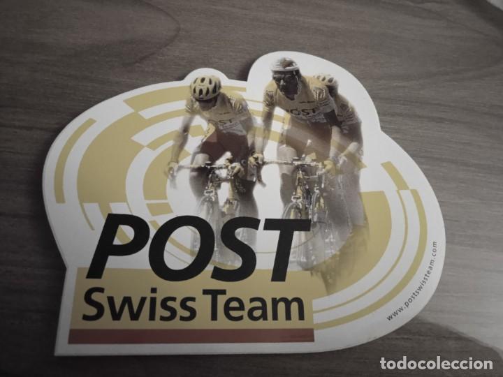 Pegatinas de colecci&oacute;n: Pegatina del equipo ciclista Post Swiss Team. Ciclismo