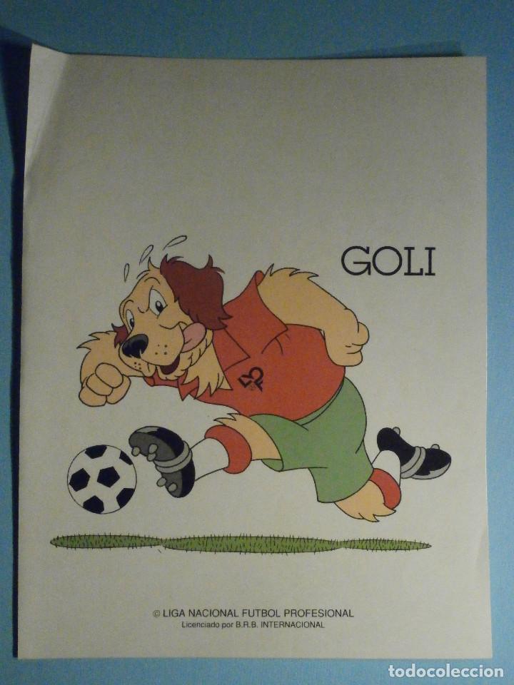 Pegatinas de colecci&oacute;n: Pegatina - Adhesivo - Mascota - Liga Nacional Futbol Profesional - GOLI - 16 x 21 cm