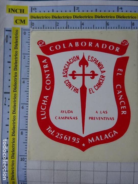 Collection stickers: PEGATINA DE CINE. COLABORADOR ASOCIACI&Oacute;N ESPA&Ntilde;OLA CONTRA EL C&Aacute;NCER M&Aacute;LAGA. 119