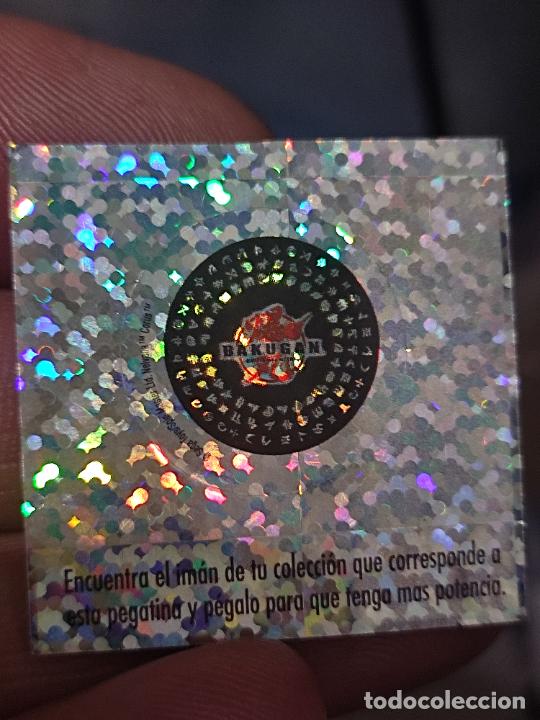 Pegatinas de colecci&oacute;n: BAKUGAN SPIN SEGA MASTER NELVANA ADHESIVO BRILLANTE 3,5 CMS *** LOGO *
