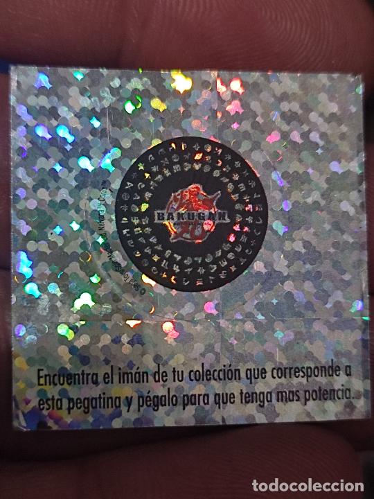 Pegatinas de colecci&oacute;n: BAKUGAN SPIN SEGA MASTER NELVANA ADHESIVO BRILLANTE 3,5 CMS *** LOGO **