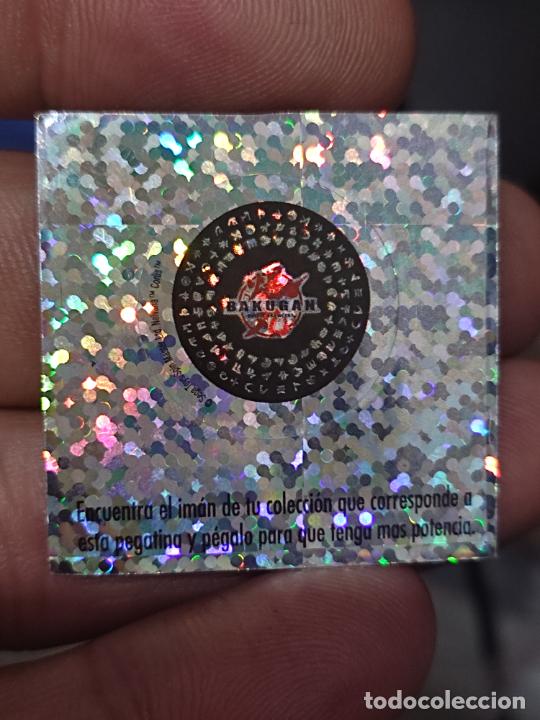 Pegatinas de colecci&oacute;n: BAKUGAN SPIN SEGA MASTER NELVANA ADHESIVO BRILLANTE 3,5 CMS *** LOGO ***